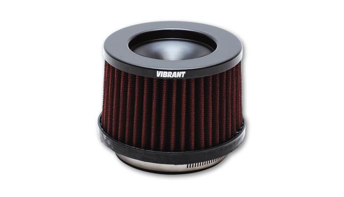 VIB Air Filters - Vibrant The Classic Perf Air Filter 4.75in O.D. Cone x 3-1/2in Tall x 3in inlet I.D. Turbo Outlets