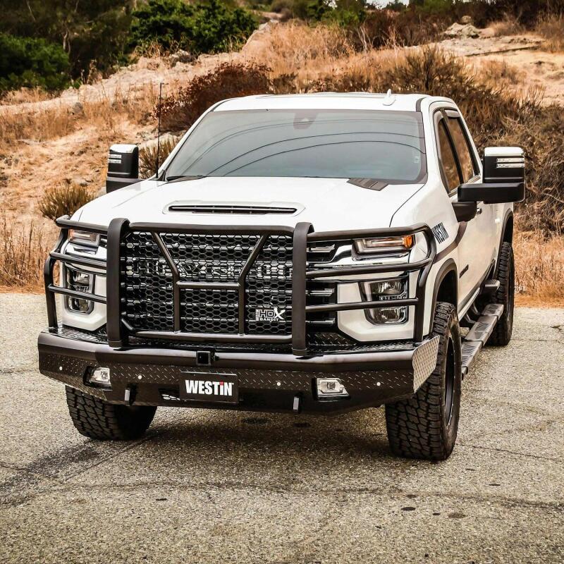 WES HDX Front Bumpers - Westin 20-21 Chevrolet 2500/3500 HDX Bandit Front Bumper - Black