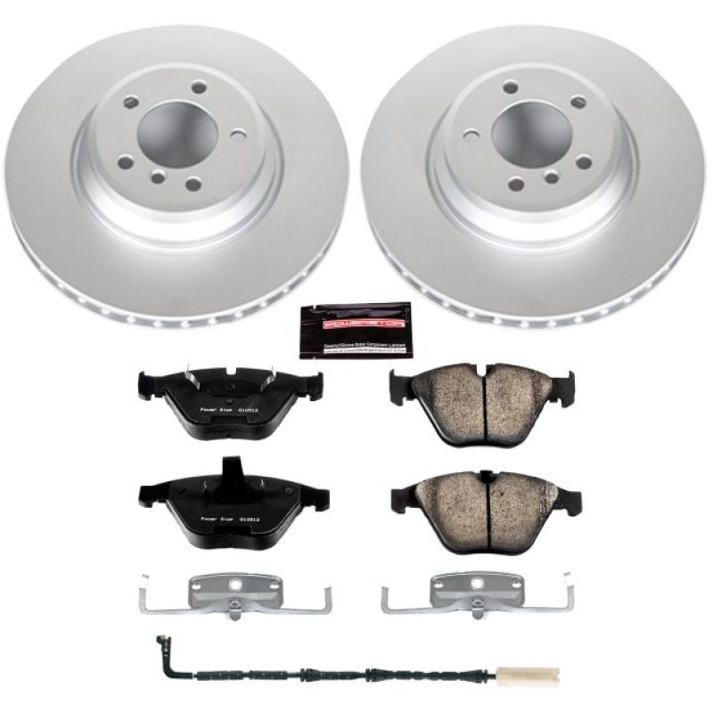 PSB Z23 Evolution Coated Kit - Power Stop 2009 BMW 335d Front Z23 Evolution Sport Coated Brake Kit