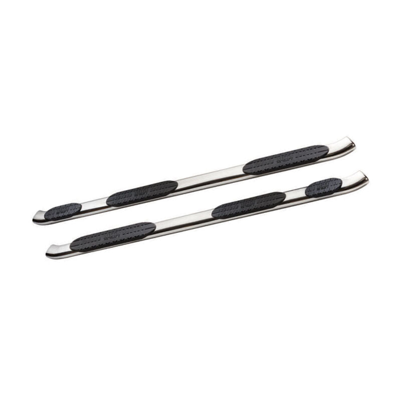 WES Nerf Bars - PRO TRAXX 5 - Westin 07-13 Chevy Silv 1500 Extended Cab (8 ft Bed) PRO TRAXX 5 WTW Oval Nerf Step Bars - SS