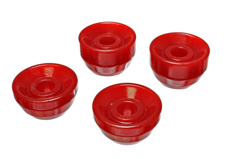 ES Strut Bushings - Red - Energy Suspension 90-97 Honda Accord/Odyssey / 92-96 Honda Prelude Red Front Strut Rod Bushing Set