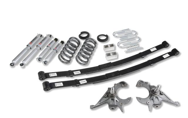 BT Lower Kit w SP Shocks - Belltech LOWERING KIT WITH SP SHOCKS