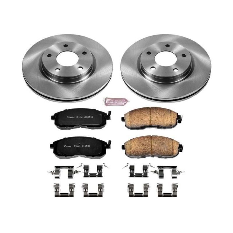 PSB Autospecialty Kit - Power Stop 13-18 Nissan Sentra Front Autospecialty Brake Kit