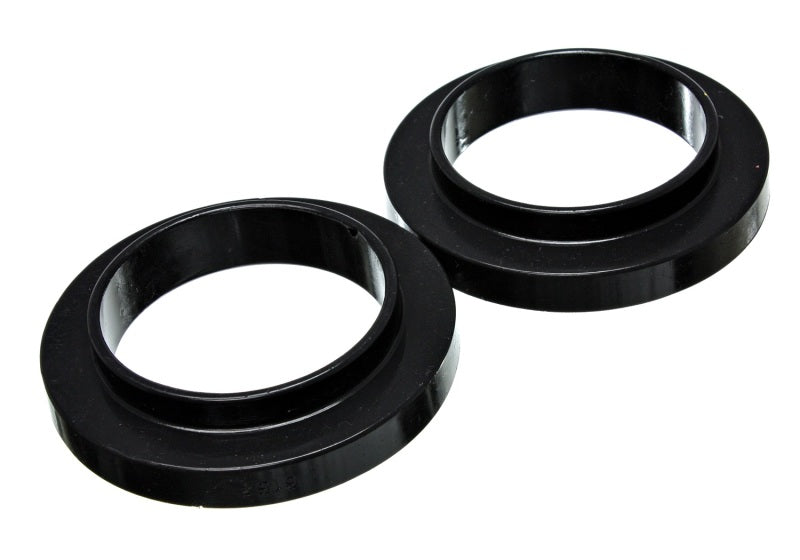 ES Spring Isolators - Black - Energy Suspension Universal 3 3/4in ID 25 7/16in OD 3/4in H Black Coil Spring Isolators (2 per set)