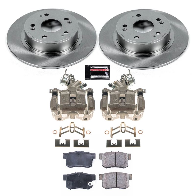 PSB Autospecialty Kit w/Cals - Power Stop 16-18 Acura ILX Rear Autospecialty Brake Kit w/Calipers
