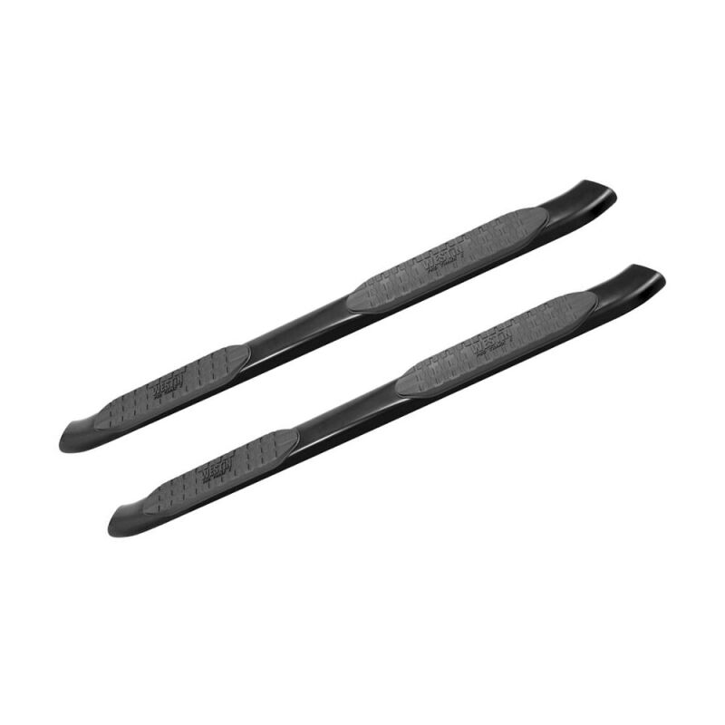 WES Nerf Bars - PRO TRAXX 5 - Westin 2009-2014 Ford F-150 SuperCab PRO TRAXX 5 Oval Nerf Step Bars - Black