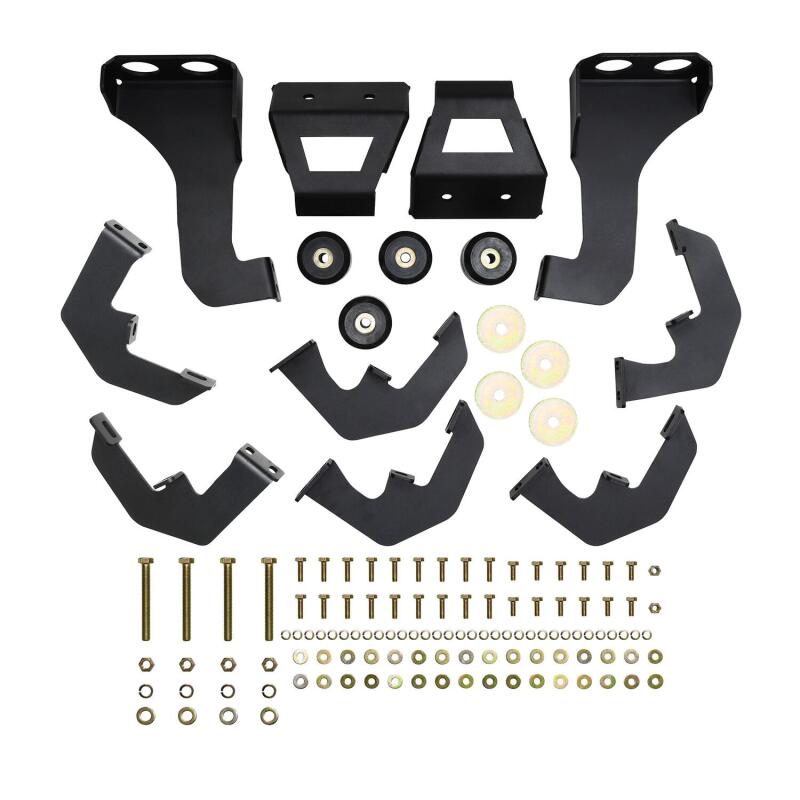 WES Nerf Bars - HDX Drop - Westin 2020 Chevy Silverado 2500/3500 Crew Cab (6.5ft Bed) HDX W2W Nerf Step Bars - Textured Black