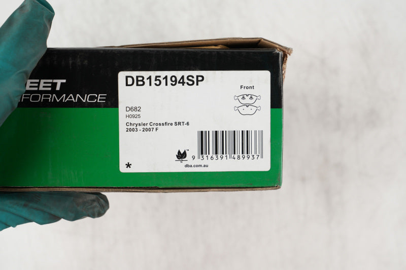 DBA SP Performance Brake Pads - DBA 04-06 Audi TT Quattro 3.2L SP Performance Front Brake Pads