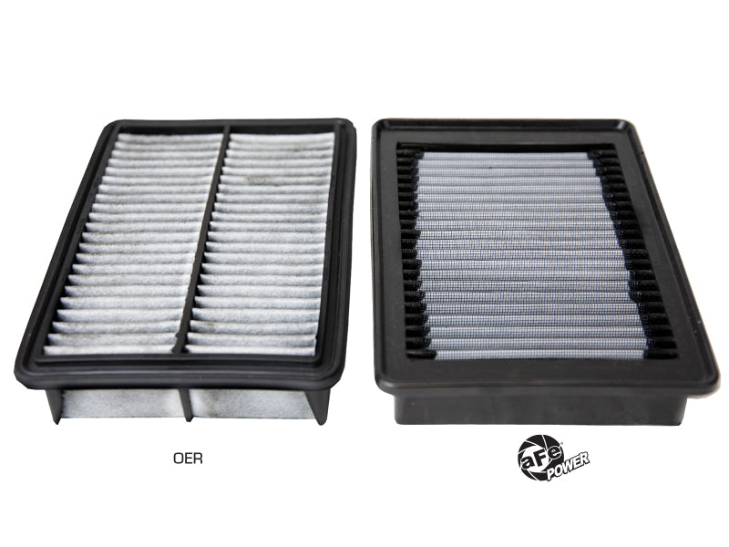 AFE Universal Pro Dry S Filter - aFe MagnumFLOW OE Replacement Air Filter w/Pro Dry S Media 19-22 Mazda 3 (L4-2.0/2.5L)
