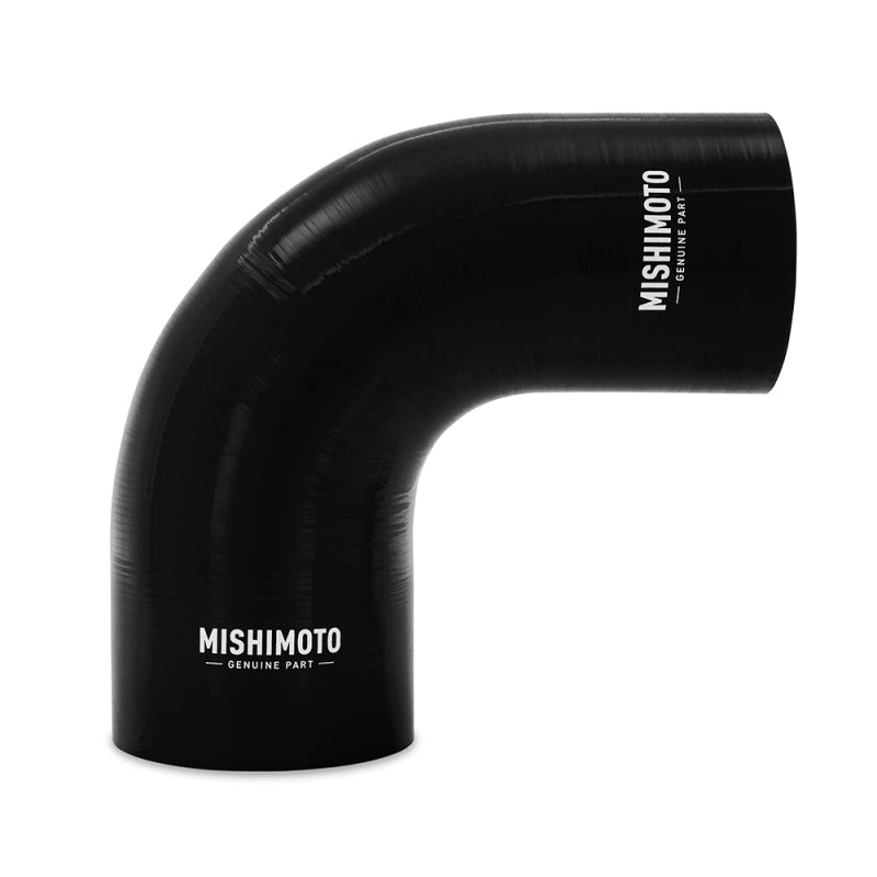 MM Couplers - 90 Deg - Mishimoto Silicone Reducer Coupler 90 Degree 3.5in to 4in - Black