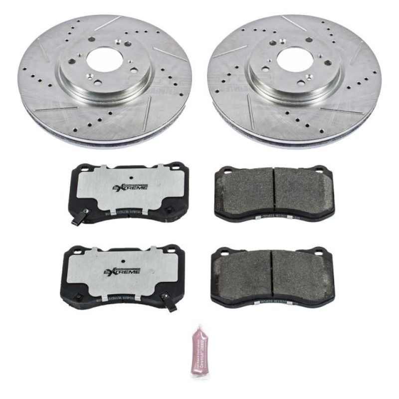 PSB Z26 Street Warrior Kit - Power Stop 04-08 Acura TL Front Z26 Street Warrior Brake Kit