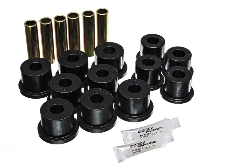 ES Spring/Shackle Bush - Black - Energy Suspension GM Rear Spring & Shackle - Black
