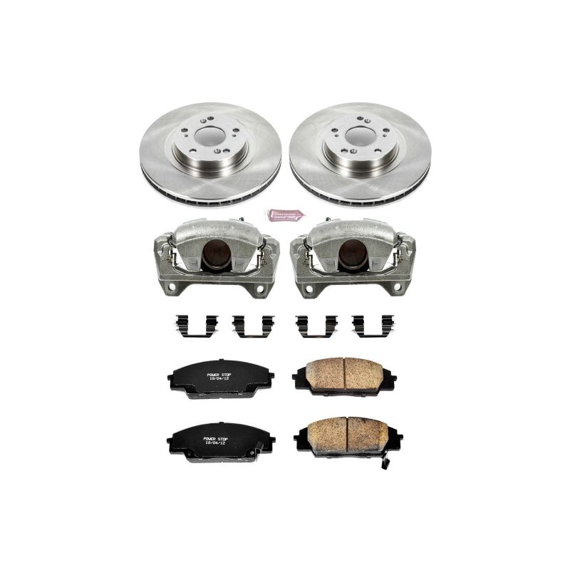 PSB Autospecialty Kit w/Cals - Power Stop 02-06 Acura RSX Front Autospecialty Brake Kit w/Calipers
