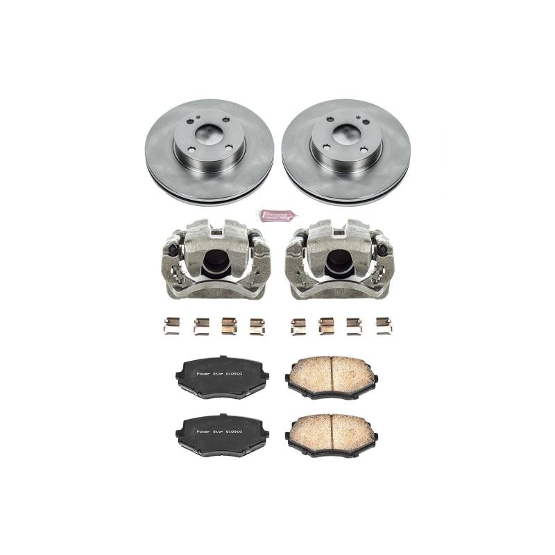 PSB Autospecialty Kit w/Cals - Power Stop 94-97 Mazda Miata Front Autospecialty Brake Kit w/Calipers