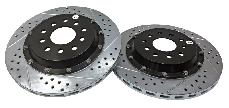 BAE Eradispeed Rotors - Baer Brakes 86-96 Chevrolet Corvette Eradispeed+ Rear SDZ 2-Piece Performance Brake Rotors