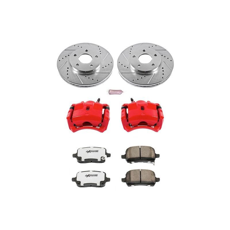 PSB Z26 Street Kit w/Cals - Power Stop 08-11 Chevrolet HHR Front Z26 Street Warrior Brake Kit w/Calipers