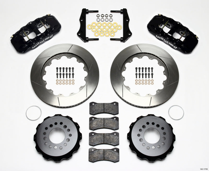 WIL Aero Brake Kit - Wilwood AERO4 Rear Kit 14.25in 2006-10 Magnum/Challenger/Charger/300C