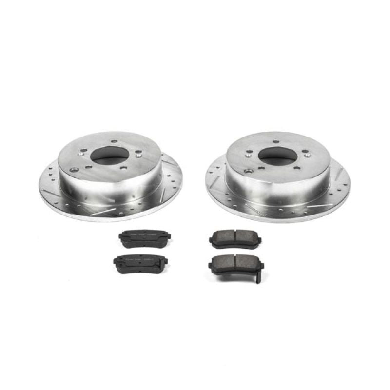 PSB Z23 Evolution Kit - Power Stop 10-15 Hyundai Tucson Rear Z23 Evolution Sport Brake Kit