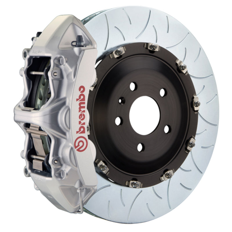 BRB Big Brake Kits - Brembo 09-13 X5M Front GT BBK 6 Piston Cast 405x34 2pc Rotor Slotted Type3-Silver