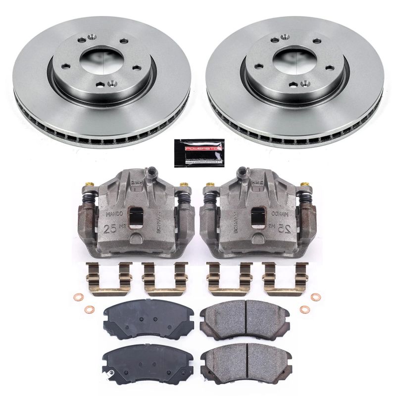 PSB Autospecialty Kit w/Cals - Power Stop 03-05 Hyundai Tiburon Front Autospecialty Brake Kit w/Calipers