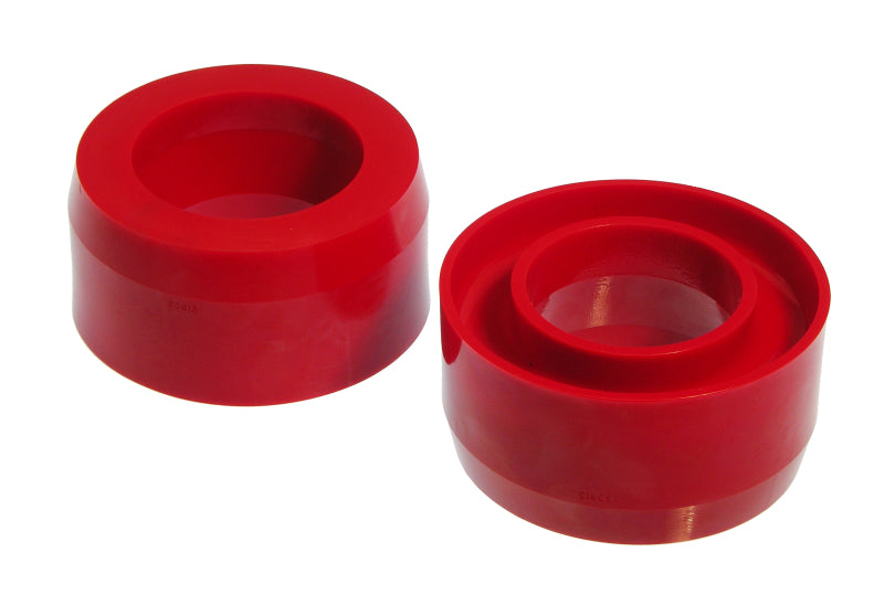 PRO Coil Spring Isolator - Red - Prothane 94-01 Dodge Ram 2wd Front Coil Spring 2in Lift Spacer - Red