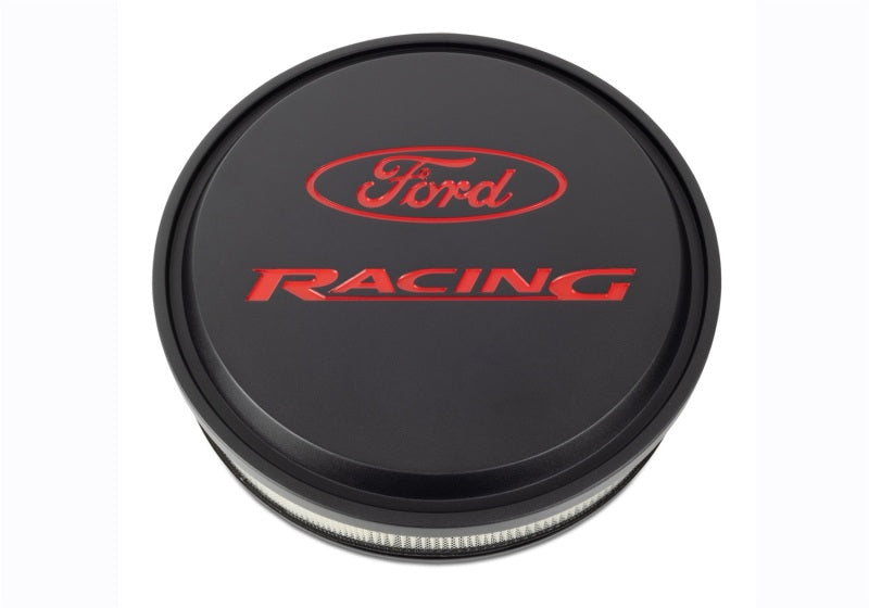FR Air Cleaners - Ford Racing Black/Red Slant Edge Air Cleaner