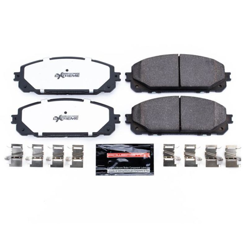PSB Z36 Truck & Tow Brake Pads - Power Stop 14-19 Jeep Cherokee Front Z36 Truck & Tow Brake Pads w/Hardware