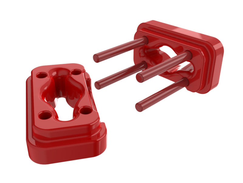 PRO Engine Mounts - Red - Prothane Dodge Ram 5.9 Cummins Motor Mount Insert Kit - Red