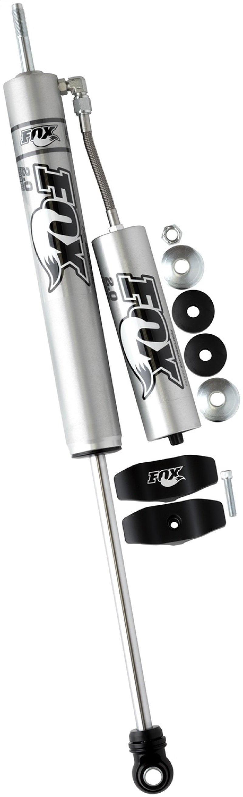 FOX 2.0 Perf Shock - Fox 05+ Ford SD 2.0 Performance Series 11.1in. Smooth Body Remote Res. Front Shock / 5.5-7in. Lift