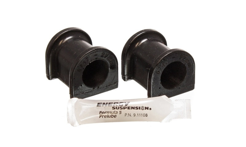 ES Sway Bar Bushings - Black - Energy Suspension 03-05 Mitsubishi Lancer EVO 8 Black 22mm Rear Sway Bar Bushings