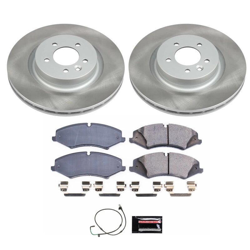 PSB Semi-Coated Rotor Kits - Power Stop 2010 Land Rover LR4 Front Semi-Coated Rotor Kit