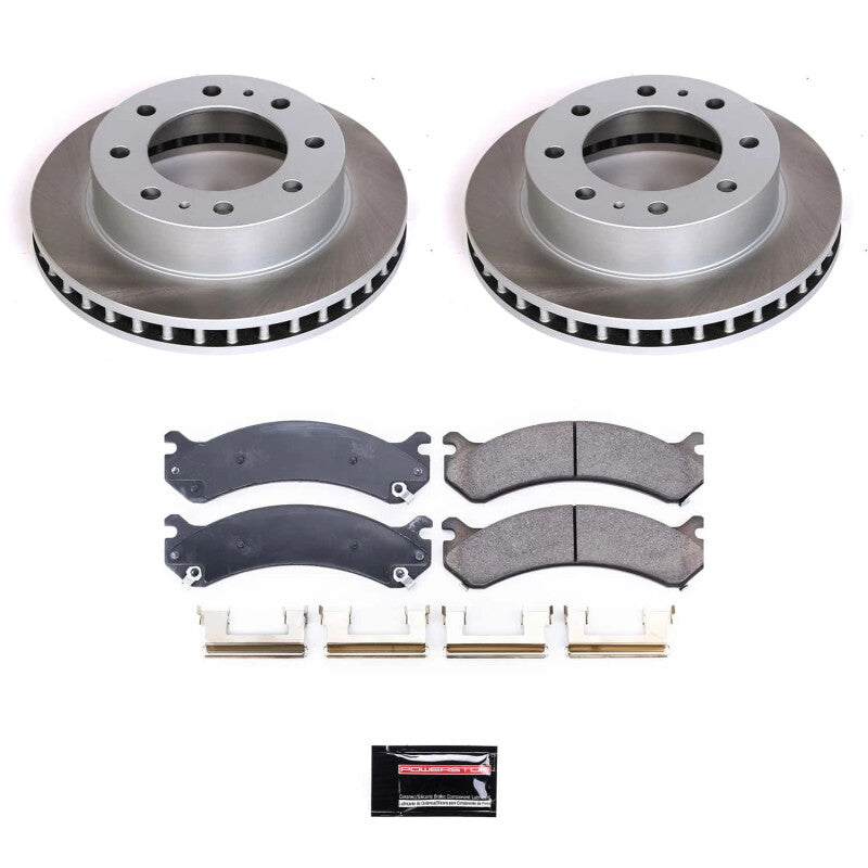 PSB Semi-Coated Rotor Kits - Power Stop 03-09 Hummer H2 Front Semi-Coated Rotor Kit