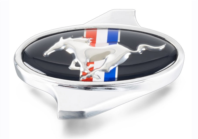 FR Air Cleaners - Ford Racing Chrome Air Cleaner Nut w/ Mustang Logo