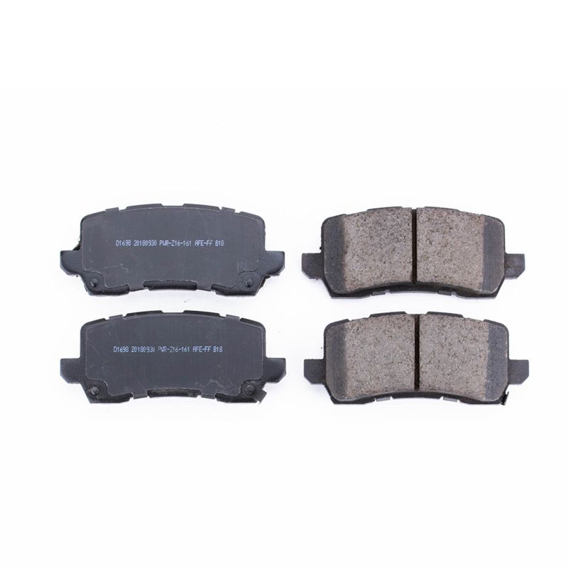PSB Z16 Evolution Brake Pads - Power Stop 17-19 Acura MDX Rear Z16 Evolution Ceramic Brake Pads