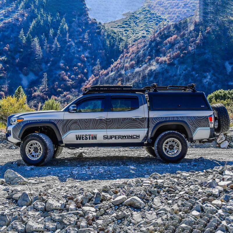 WES EXP Truck Caps - Westin EXP Truck Cap COMPLETE KIT A + BS (16-23 Toyota Tacoma 5.2ft. Bed)