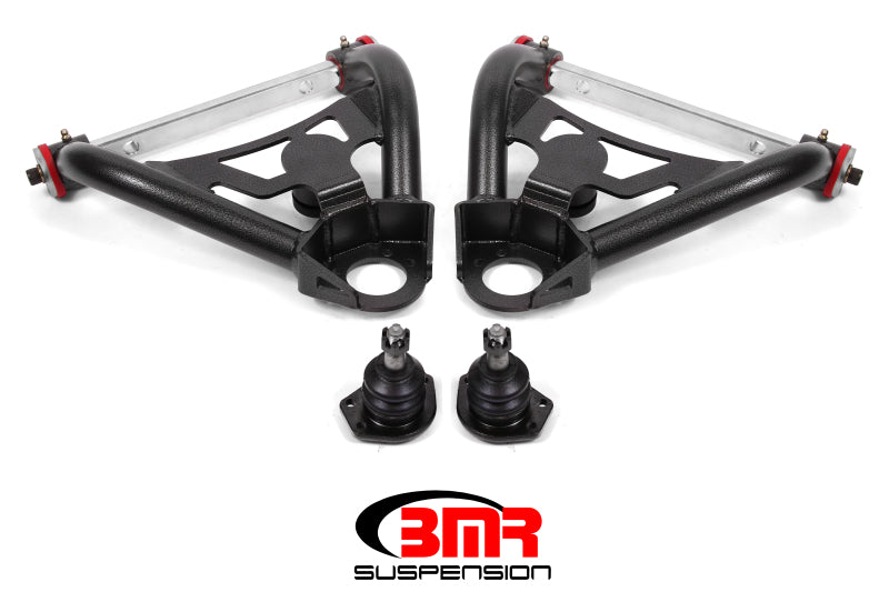 BMR Control Arms - BMR 64-72 A-Body Upper Non-Adj. A-Arms w/ Stock Spindles (Polyurethane) - Black Hammertone