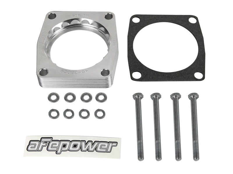 AFE Silver Bullet TBS - aFe Silver Bullet Throttle Body Spacer TBS 17-19 Nissan Patrol (Y61) I6-4.8L