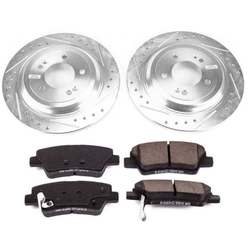 PSB Z23 Evolution Kit - Power Stop 17-18 Kia Sportage Rear Z23 Evolution Sport Brake Kit