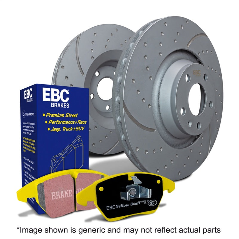 EBC GD Sport Rotor Sets - EBC S5 Brake Pad and Rotor Kit
