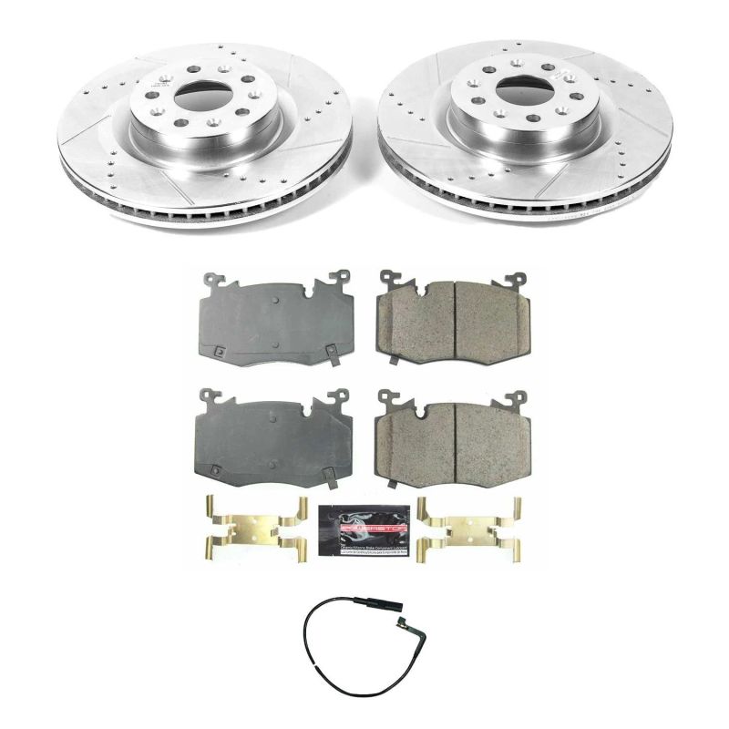 PSB Z23 Evolution Kit - Power Stop 2019 Cadillac CT6 Front Z23 Evolution Sport Brake Kit