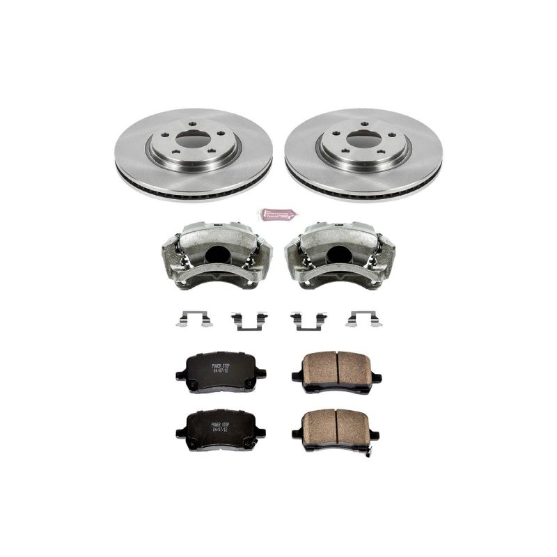 PSB Autospecialty Kit w/Cals - Power Stop 04-08 Chevrolet Malibu Front Autospecialty Brake Kit w/Calipers