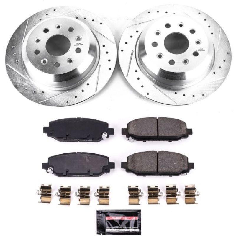PSB Z23 Evolution Kit - Power Stop 18-19 Jeep Wrangler Rear Z23 Evolution Sport Brake Kit