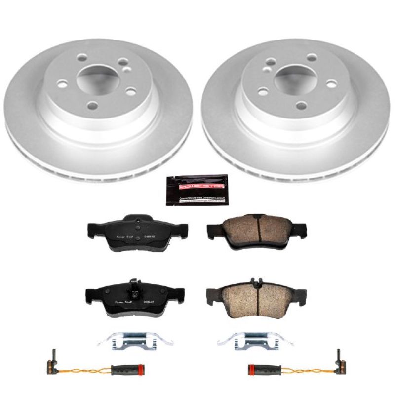 PSB Z23 Evolution Coated Kit - Power Stop 06-09 Mercedes-Benz E350 Rear Z23 Evolution Sport Coated Brake Kit