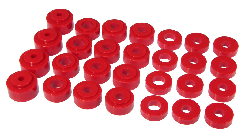 PRO Body/Subframe Bush - Red - Prothane 68-72 GM Mid-Size Hardtop Body Mount - Red