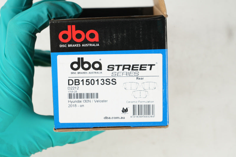 DBA Street Series Brake Pads - DBA 22-23 Hyundai Veloster (300mm Rear Rotor) Street Series Rear Brake Pads