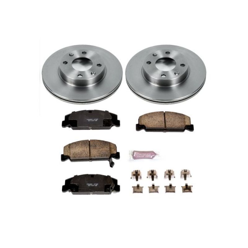PSB Autospecialty Kit - Power Stop 88-89 Honda CRX Front Autospecialty Brake Kit