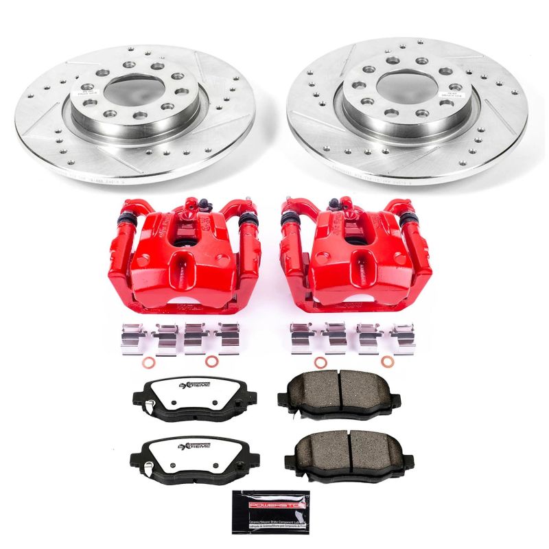 PSB Z36 Truck & Tow Kit w/Cals - Power Stop 15-17 Chrysler 200 Rear Z36 Truck & Tow Brake Kit w/Calipers