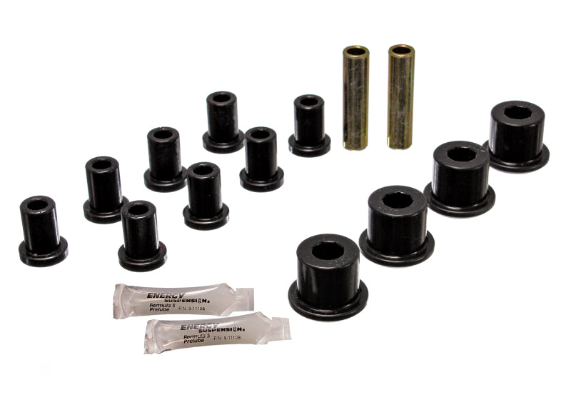 ES Spring/Shackle Bush - Black - Energy Suspension Rear Spring And Shackle Bushing - Black