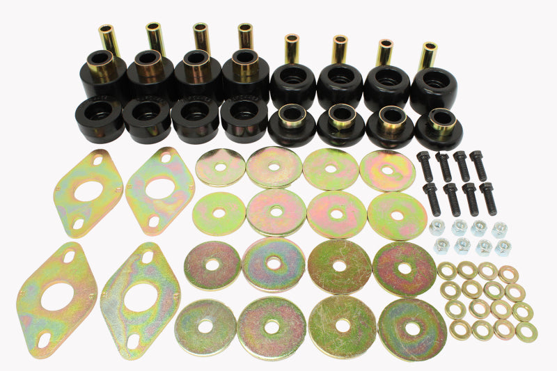 ES Body Mounts - Black - Energy Suspension 04-15 Nissan Titan Body Mount Set - Black