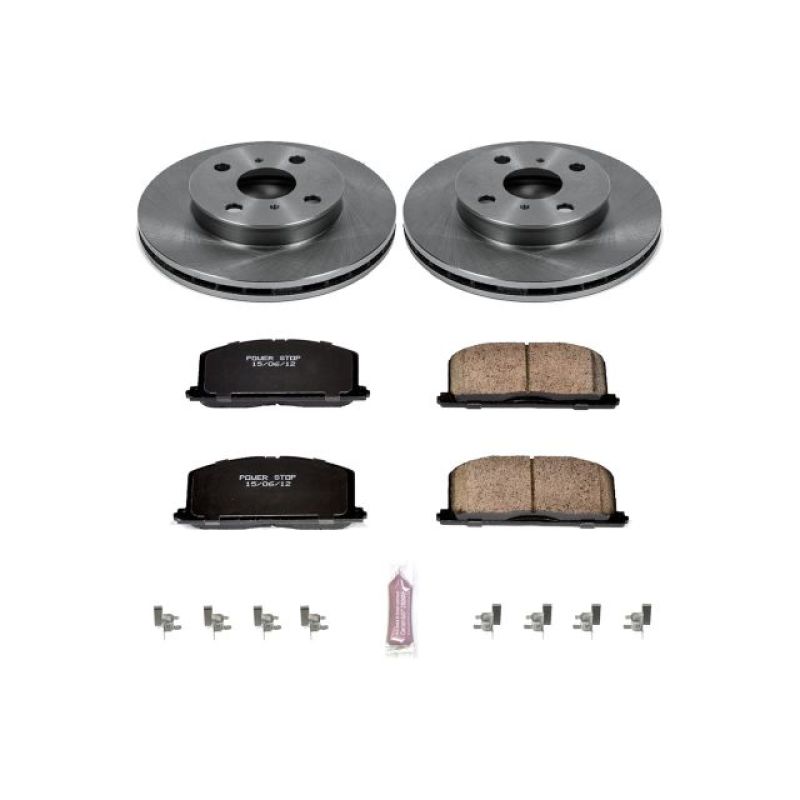 PSB Autospecialty Kit - Power Stop 90-91 Toyota Celica Front Autospecialty Brake Kit